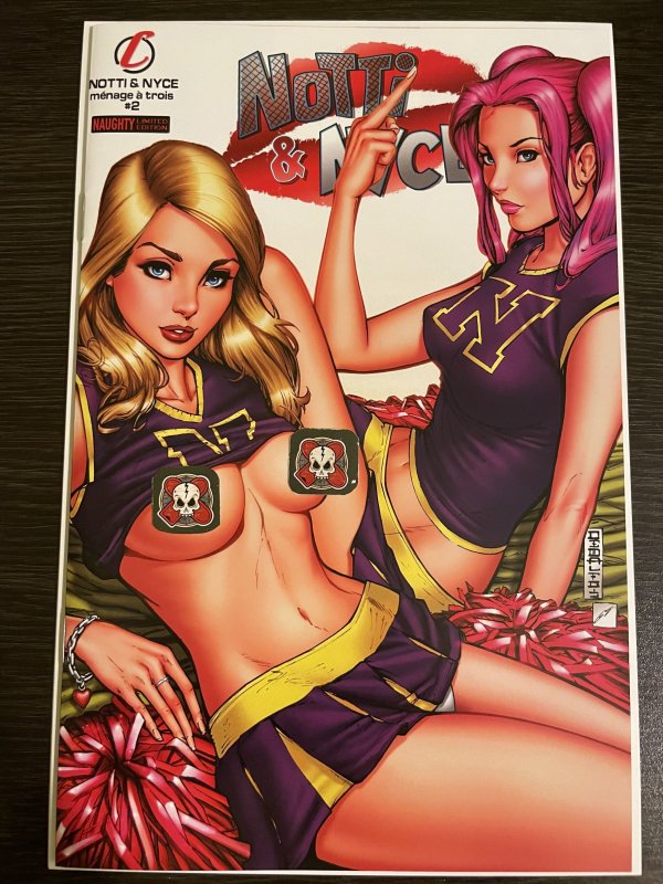 NOTTI & NYCE #2 NAUGHTY EDITION CHEERLEADERS EXCLUSIVE LTD 350 NM+