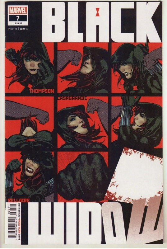 BLACK WIDOW #7 NM 2021 MARVEL Adam Hughes Variant