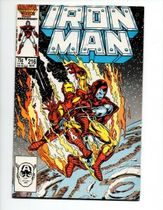 Iron Man 2PC Set #215-216 - Direct Edition (VF/NM) 1987