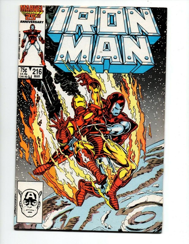 Iron Man 2PC Set #215-216 - Direct Edition (VF/NM) 1987