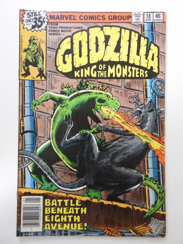Godzilla #18 VG+ Condition!