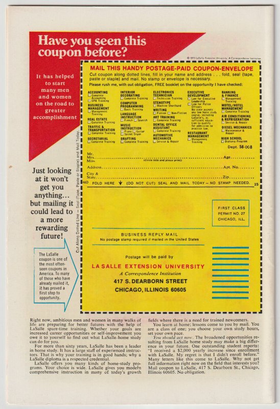 Tomb of Dracula #27 (Dec 1974, Marvel), FN-VFN condition (7.0)