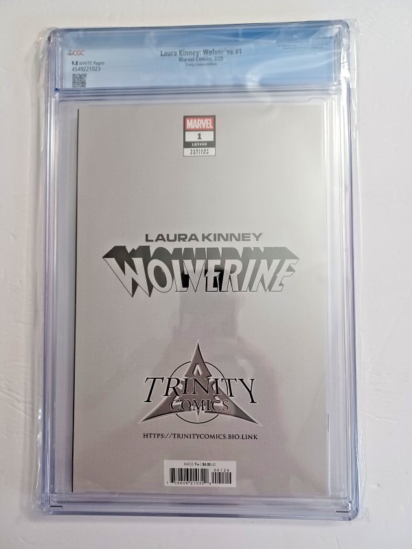 Laura Kinney Wolverine #1 Peach Momoko Variant Trinity Comics - 2025 - CGC 9.8