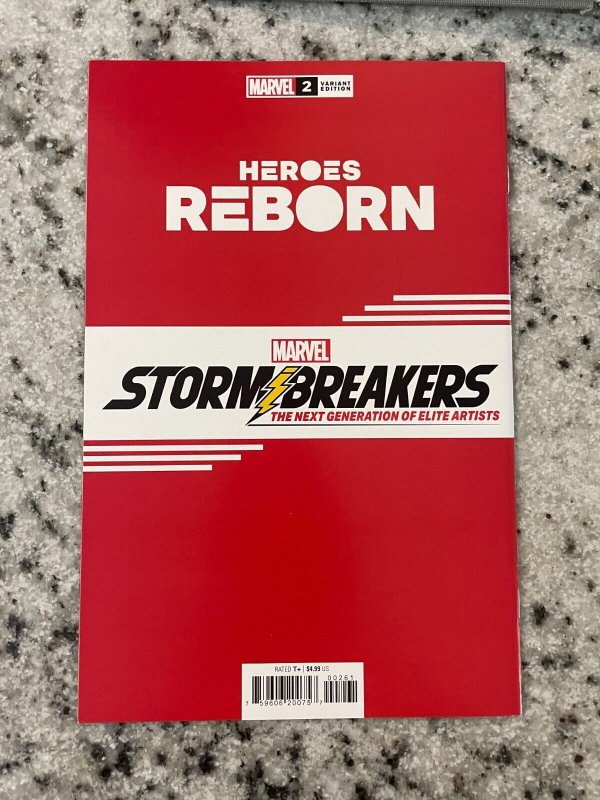 Heroes Reborn # 2 NM 1st Print VARIANT COVER Marvel Comic Book Thor Hulk 10 J870
