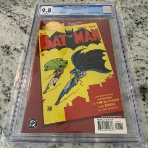 Batman # 1 CGC 9.8 Millennium Edition 2001 Reprint DC Comic Book JH35