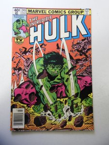 The Incredible Hulk #245 (1980) FN/VF Condition