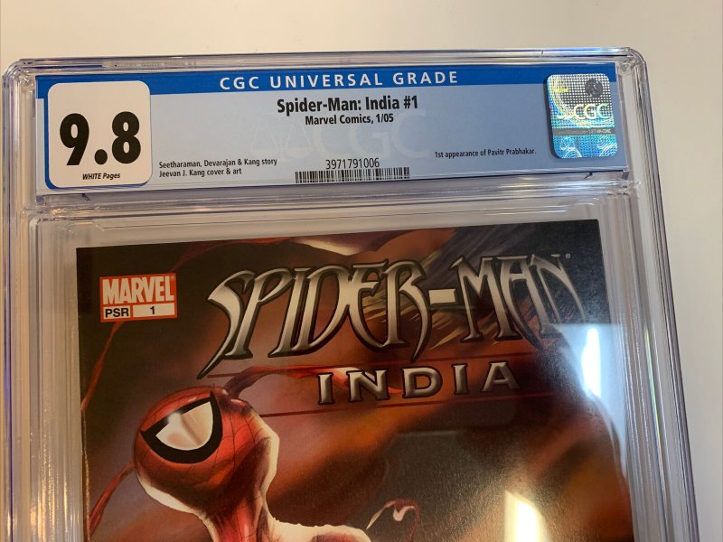 Spider-man India (2005)  # 1  (CGC 9.8 WP) 1st App
