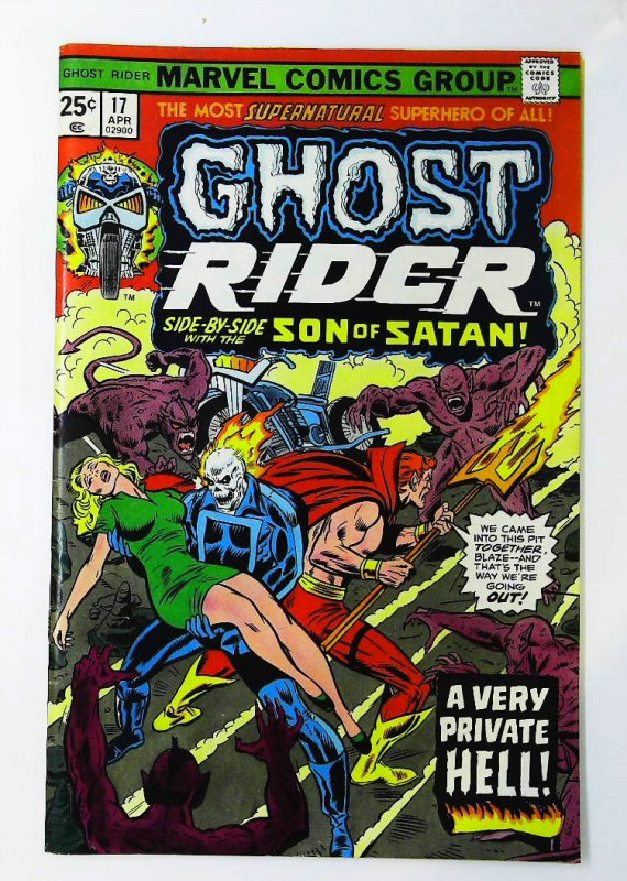 Ghost Rider (1973 series) #17, NM- (Actual scan)