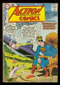 ACTION COMICS #244 1958-DC-SUPERMAN SUBMARINE-SHARK COV G/VG