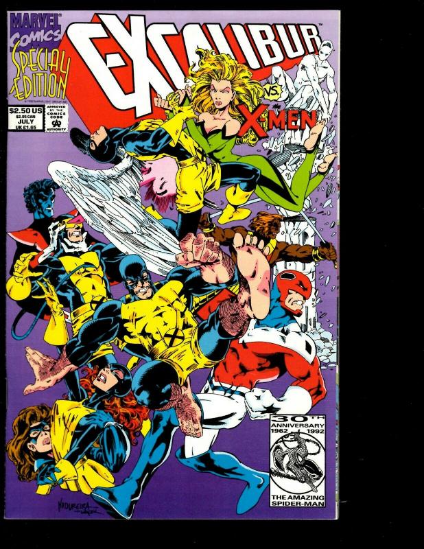 10 Excalibur Marvel Comics # 124 125 FB 1 Annual 1 2 + Mojo + SP + Vs Xmen+ JF26