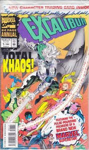 Excalibur Annual #1 (with card) VF/NM; Marvel | we combine shipping
