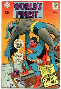 WORLDS FINEST #180 1968-BATMAN-SUPERMAN NEAL ADAMS CVR VG