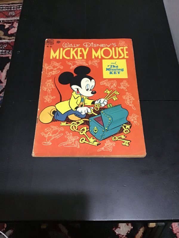 Four Color #261 (1950) Early Mickey Mouse solo! Mid-Grade VG/FN Oregon CERT! Wow