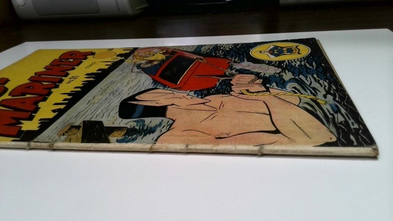 Sub-Mariner Comics #21 1946 last Angel Backup Story Bill Everett Art unrestored 