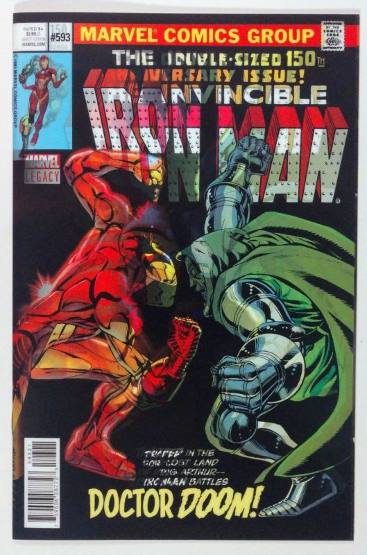 Iron Man #593 (2017) Alan Davis Lenticular Homage Cover