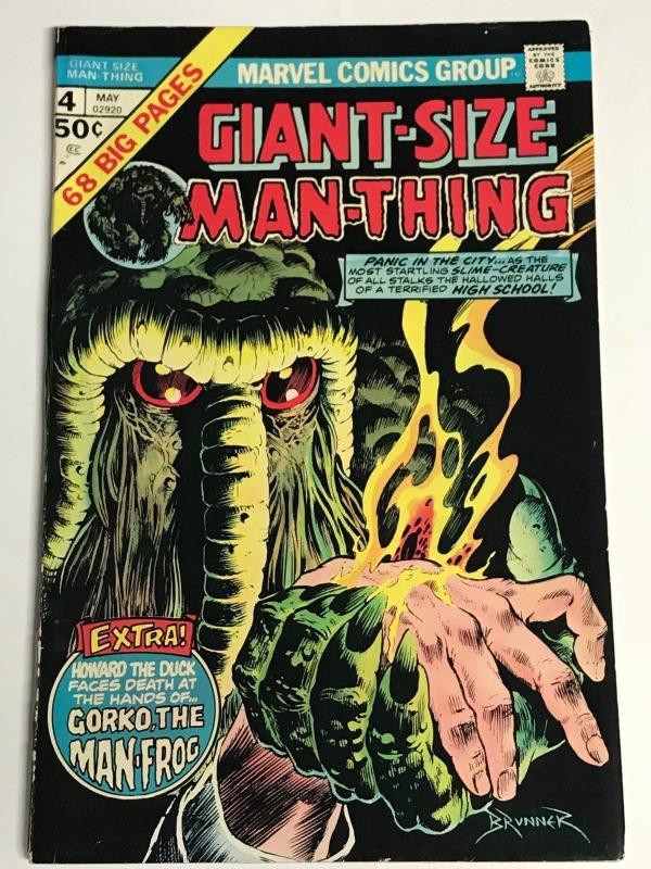 GIANT-SIZE MAN-THING#4 VF 1975 MARVEL BRONZE AGE COMICS