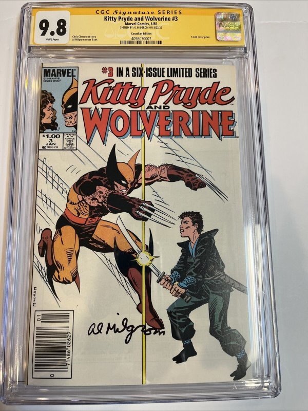 Kitty Pryde And Wolverine (1985)  #5 (9.8 CGC SS) Signed Al Milgrom | CPV | C=1