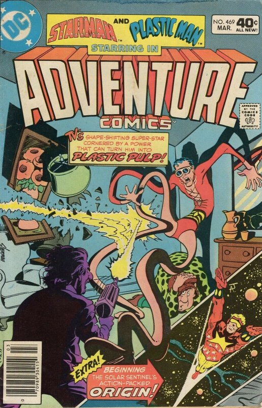 Adventure Comics #469 ORIGINAL Vintage 1980 DC Comics Plastic Man Starman