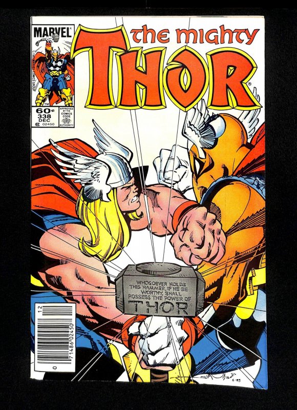 Thor #338 2nd Beta Ray Bill! 1st Stormbreaker!