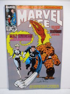 Marvel Age #80 (1989) Fantastic Four