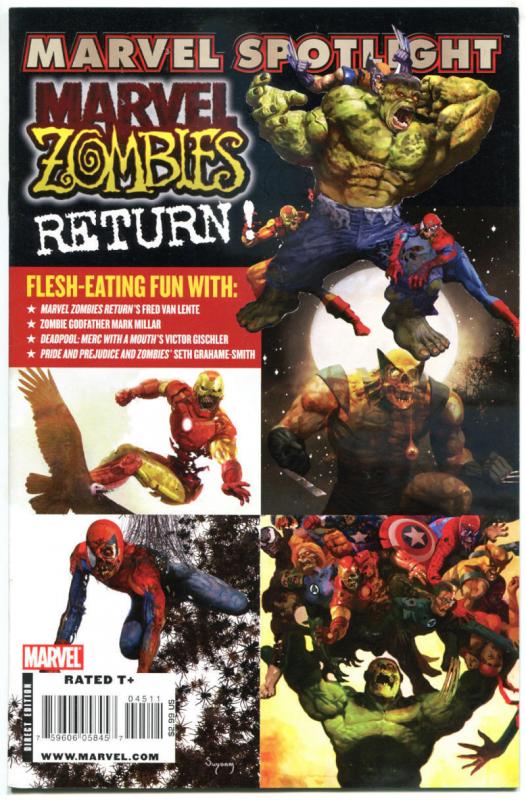 MARVEL ZOMBIES RETURN / MARVEL SPOTLIGHT, NM-, 2009, Hulk,  more in our store