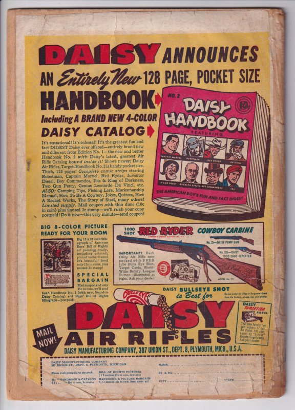 TERRY AND THE PIRATES #11 (Aug 1948) FA 1.0, solid for grade, see description.