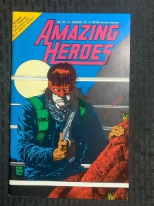 1985 AMAZING HEROES Comic Magazine #81 FVF 7.0 Tim Truman Scout