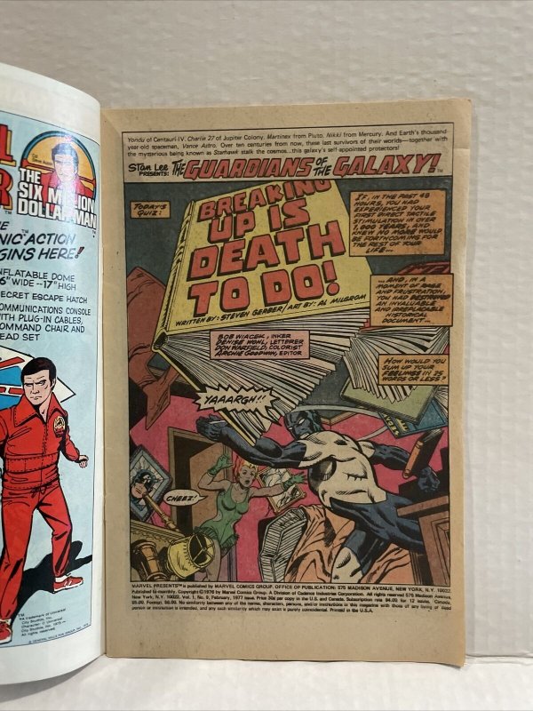 Marvel Presents #9 Guardians Of The Galaxy