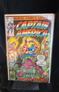 Captain America #243 Newsstand Edition (1980) Captain America 