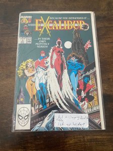 Excalibur 1 1988 Marvel comics 1st appearance of Widget Comic Book