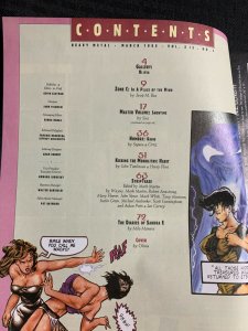 1995 March HEAVY METAL Magazine FN+ 6.5 Olivia / Milo Manara