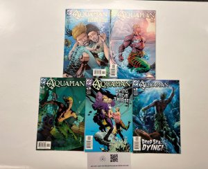 5 Aquaman DC Comic Books # 9 10 11 12 13 Batman Superman Wonder Woman 28 JS42