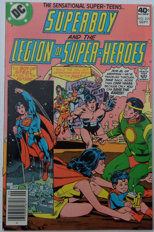 Superboy and the Legion of Super Heroes 255 (Sept 1979, DC), NM condition