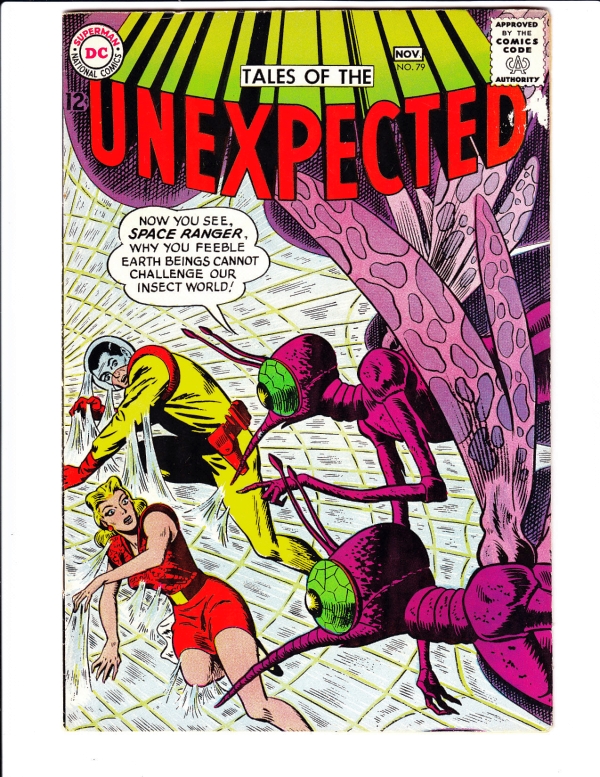 Tales of the Unexpected #52 DC 1960, Space Ranger, Brown, Cardy, Roussos  VG+