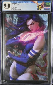 PSYLOCKE #1 MARVEL COMICS 2024 1:100 ARTGERM VIRGIN VARIANT CGC 9.0 CUSTOM LABEL