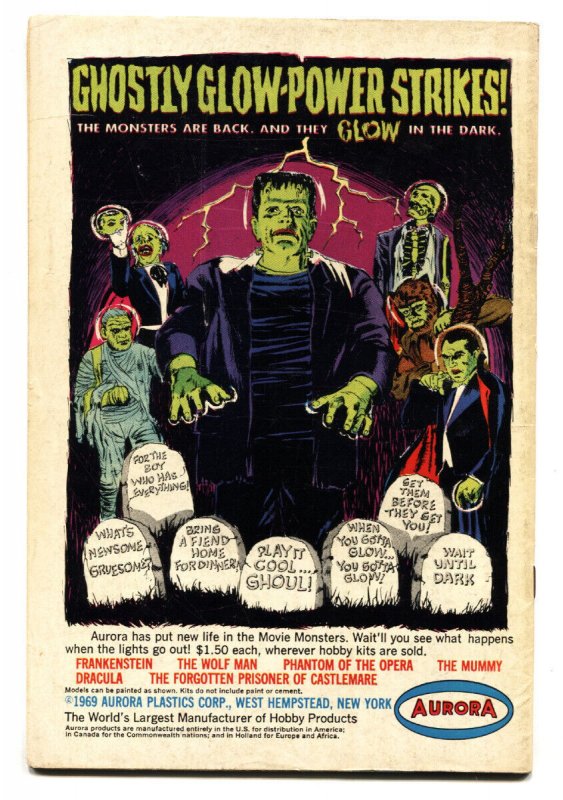 PHANTOM STRANGER #1-DC comic book 1969-HORROR VF-