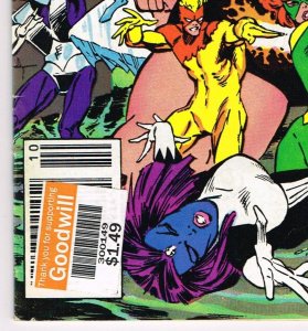 X-Factor #9 (1986) Marvel Comics NEWSSTAND COPY ( PRICE STICKER ON COVER )