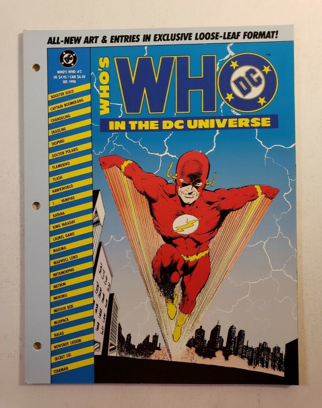 WHO'S WHO IN THE DC UNIVERSE #2 COMPLETE DC COMICS 1990 VF/NM THE FLASH