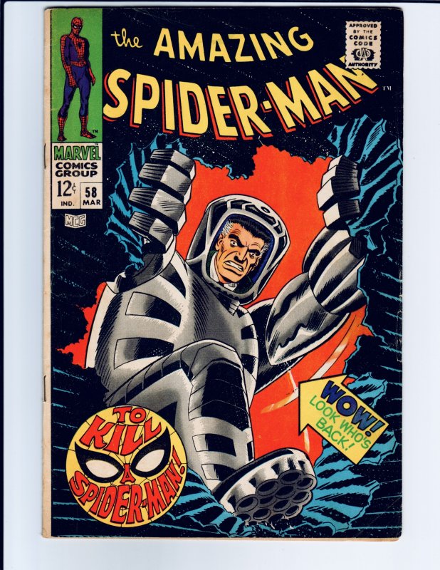 The Amazing Spider-Man #58 (1968) FN/VF