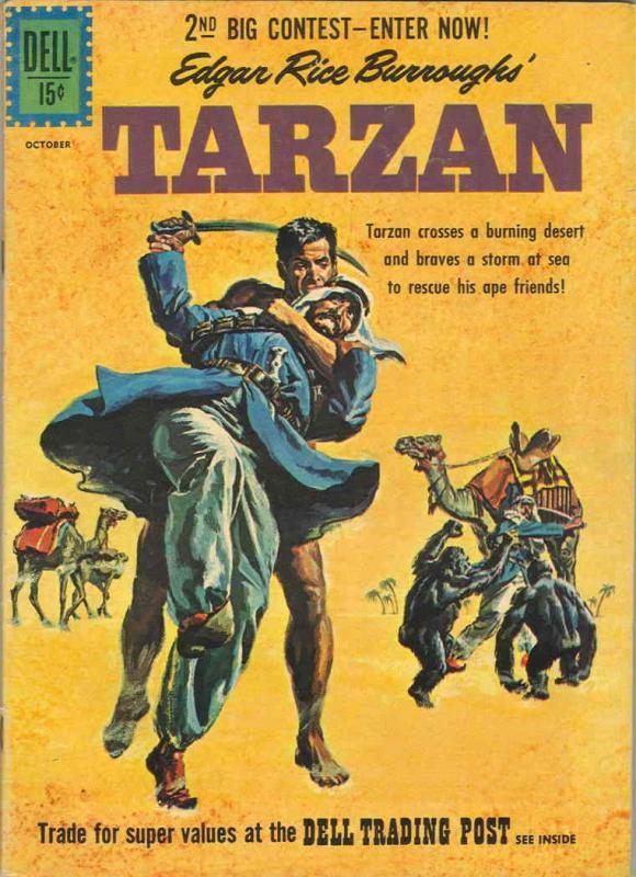 Tarzan (Dell) #126 VG; Dell | low grade comic - save on shipping - details insid 