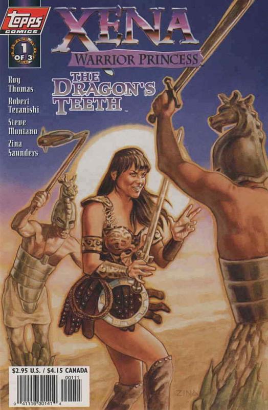 Xena: Warrior Princess—The Dragon’s Teeth #1 FN; Topps | save on shipping - deta