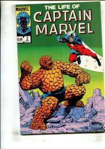 LIFE OF CAPTAIN MARVEL #2 (7.5/8.0) THE THING!! 1985