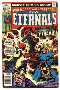 THE ETERNALS #19 First  Zuran-JACK KIRBY-MARVEL 1977-comic book VF-