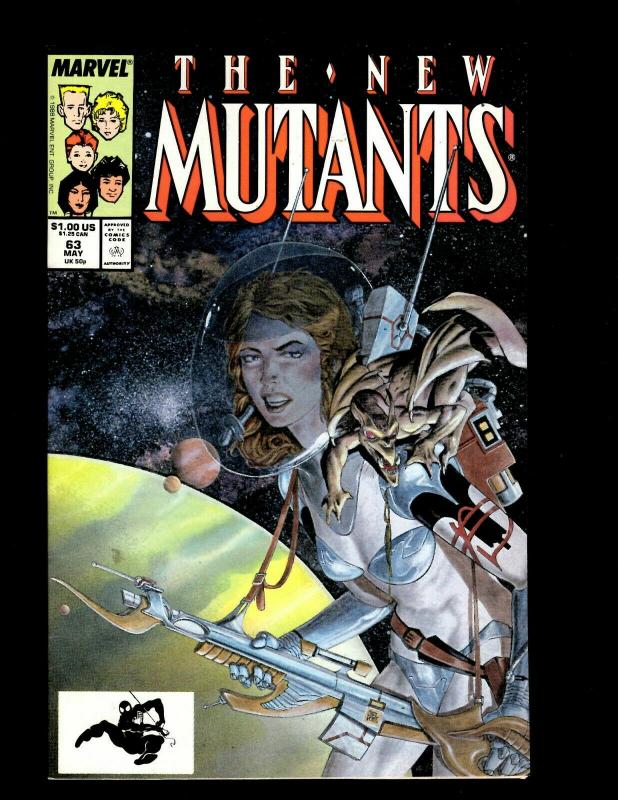 Lot of 12 The New Mutants Comics #50 52 53 54 55 57 58 59 60 61 62 63 SM20