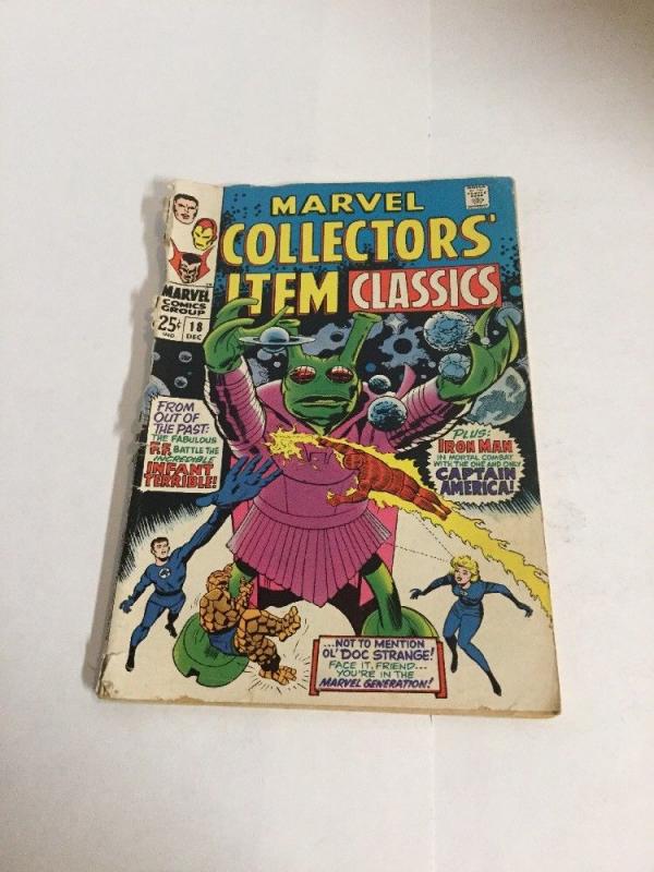 Marvel Collectors Item 18 Gd- Good- 1.8 Cover Detacted Silver Age