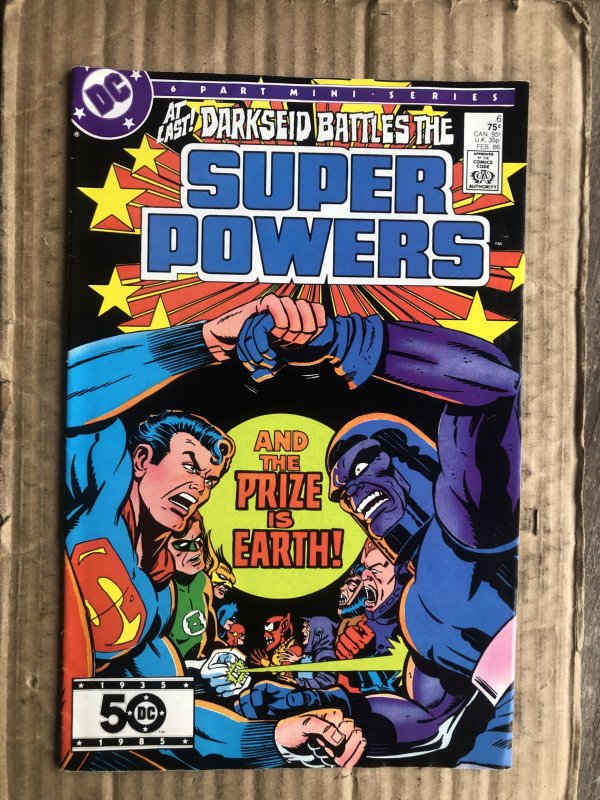 Super Powers #6 Direct Edition (1986)