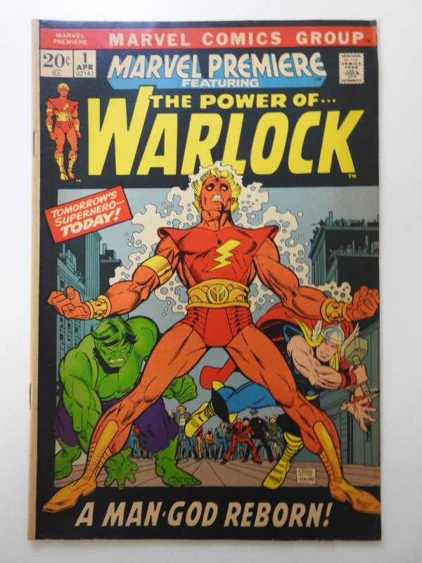 Marvel Premiere #1 (1972) Warlock A Man-God Reborn! Beautiful VF Condition!