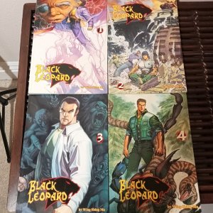 Black Leopard #1 - 4 Lot of 4 ENGLISH MANGA TITLES 2003 WING SHING MA COMICSONE