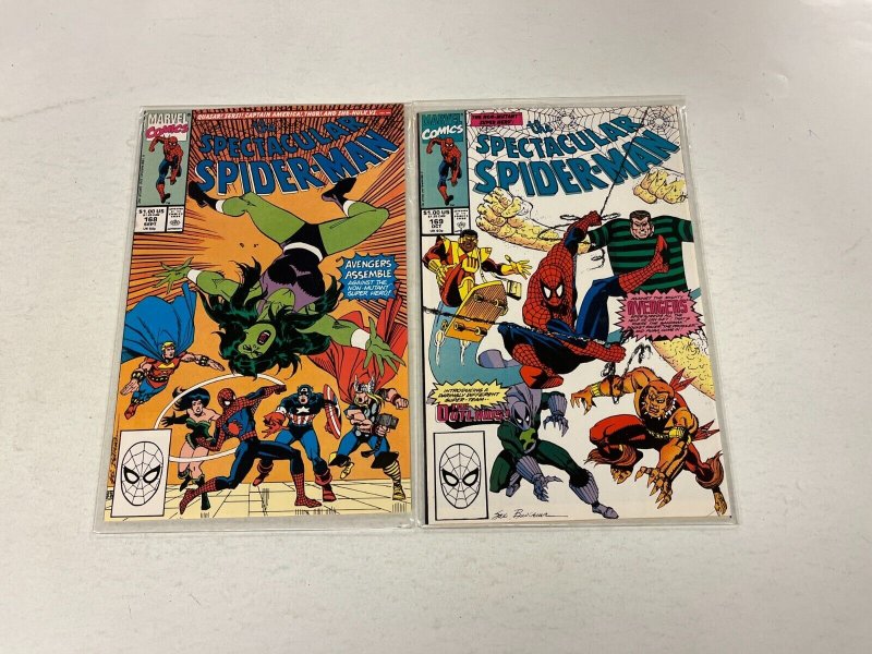 3 Spectacular Spider-Man Marvel Comics books #168 169 170 6 RC4