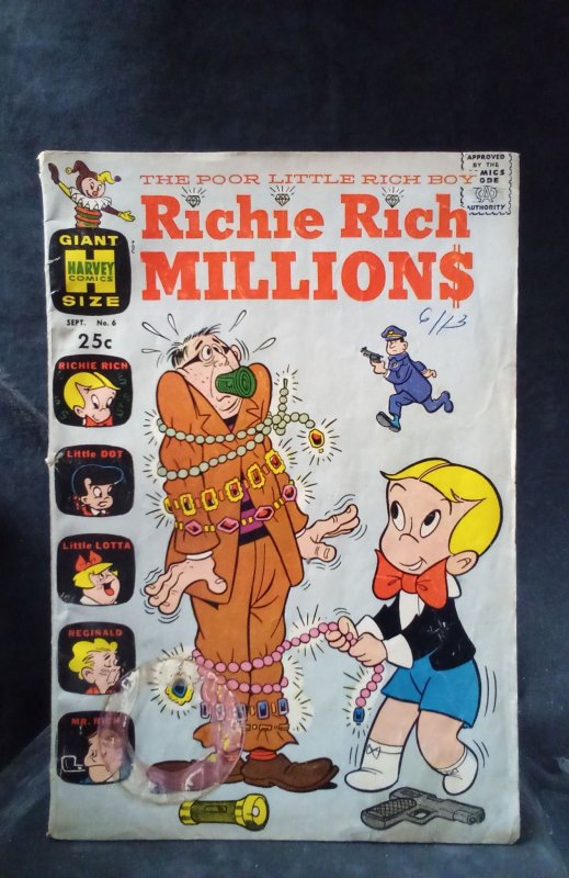 Richie Rich Millions #6 (1963)